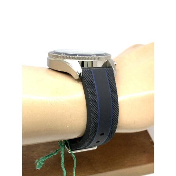 Lacoste Men's Watch 2011361 Quartz Chronograph Blue Dial Black Rubber Strap 43mm - Picture 11 of 13